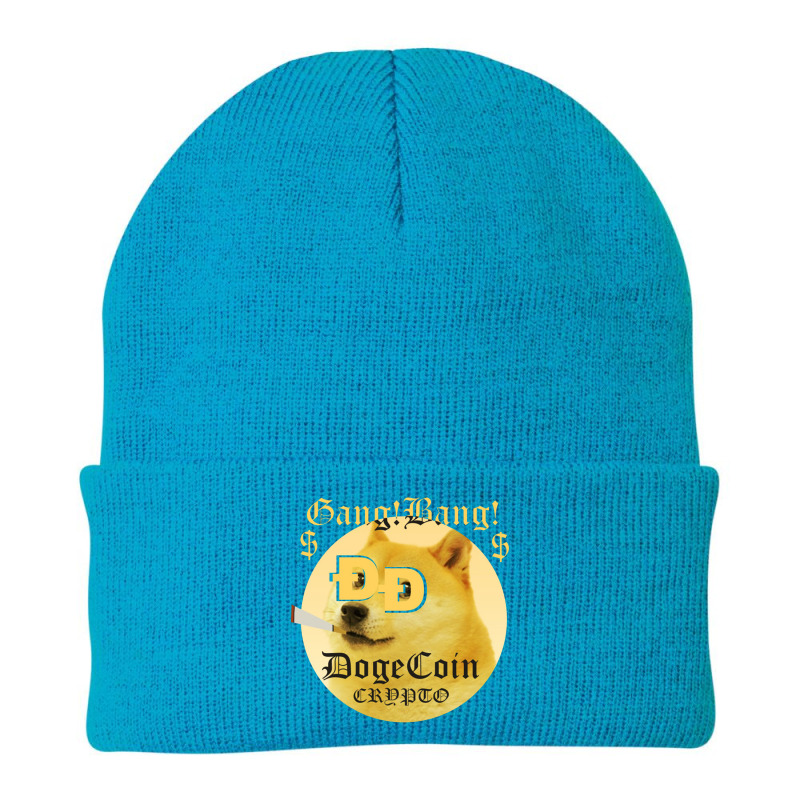 Dogecoin Crypto Gang! Bang! Beanie | Artistshot