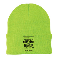 Miles Jazz Retro Faded Styled Design Beanie | Artistshot