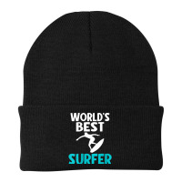 Womens Worlds Best Surfer Wake Surfer V Neck T Shirt Beanie | Artistshot