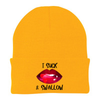 I Suck And Vampire Fangs Halloween Costume Beanie | Artistshot