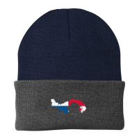 Panama Map Flag Drawing Line Art Beanie | Artistshot