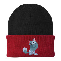 Cute Wolf Animation Beanie | Artistshot