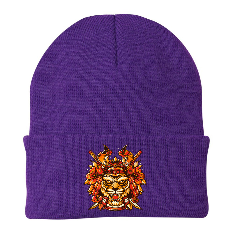 Copy Of Samurai Tiger   Cute Animal Feline Warrior Gift Beanie by arif1 | Artistshot