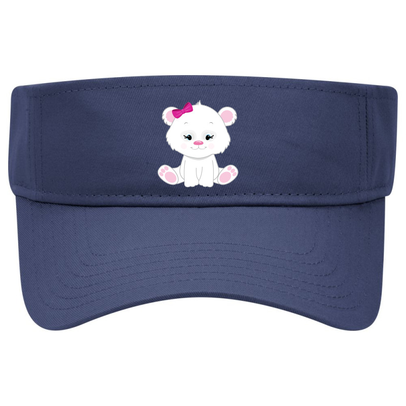 Baby Polar Bear Visor hat by duniakubaby | Artistshot