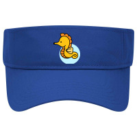 Baby Yellow Seahorse Visor Hat | Artistshot