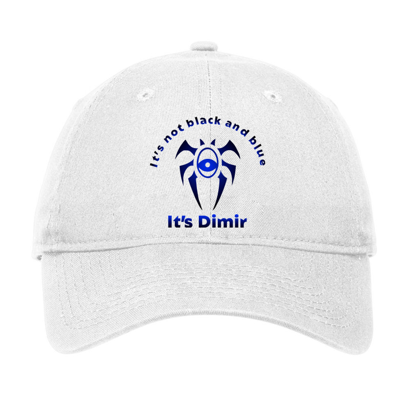 It's Not Black And Blue It's Dimir Adjustable Cap by loobsdigitalart | Artistshot