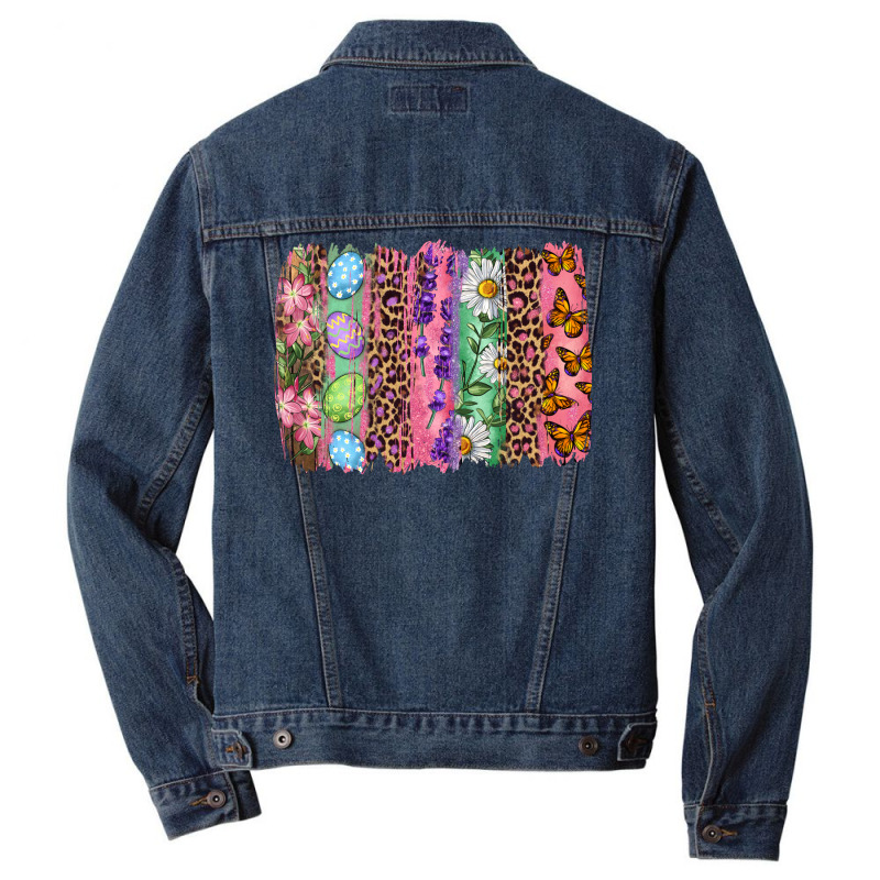 Western Easter Brushstroke Men Denim Jacket | Artistshot