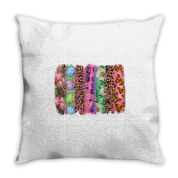 Western Easter Brushstroke Throw Pillow | Artistshot