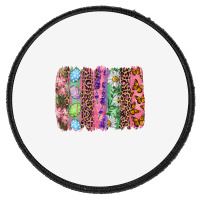 Western Easter Brushstroke Round Patch | Artistshot