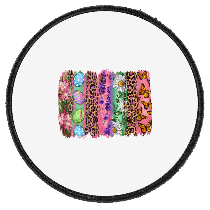 Western Easter Brushstroke Round Patch | Artistshot