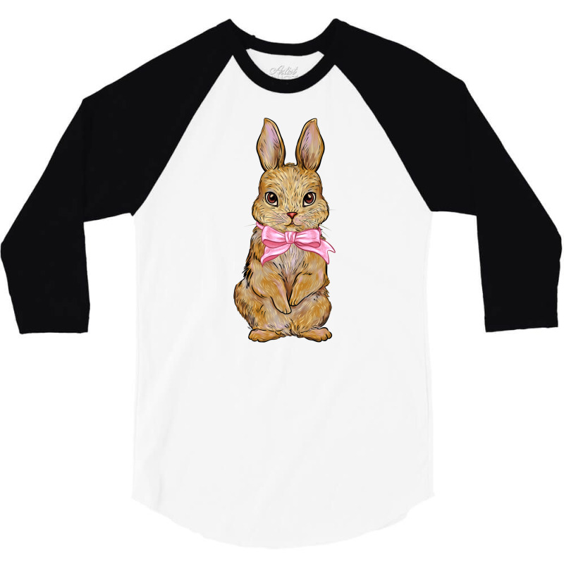 Easter Rabbit 3/4 Sleeve Shirt | Artistshot