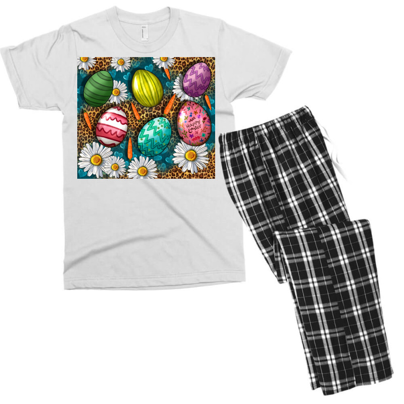 Easter Eggs Men's T-shirt Pajama Set | Artistshot