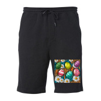 Easter Eggs Fleece Short | Artistshot