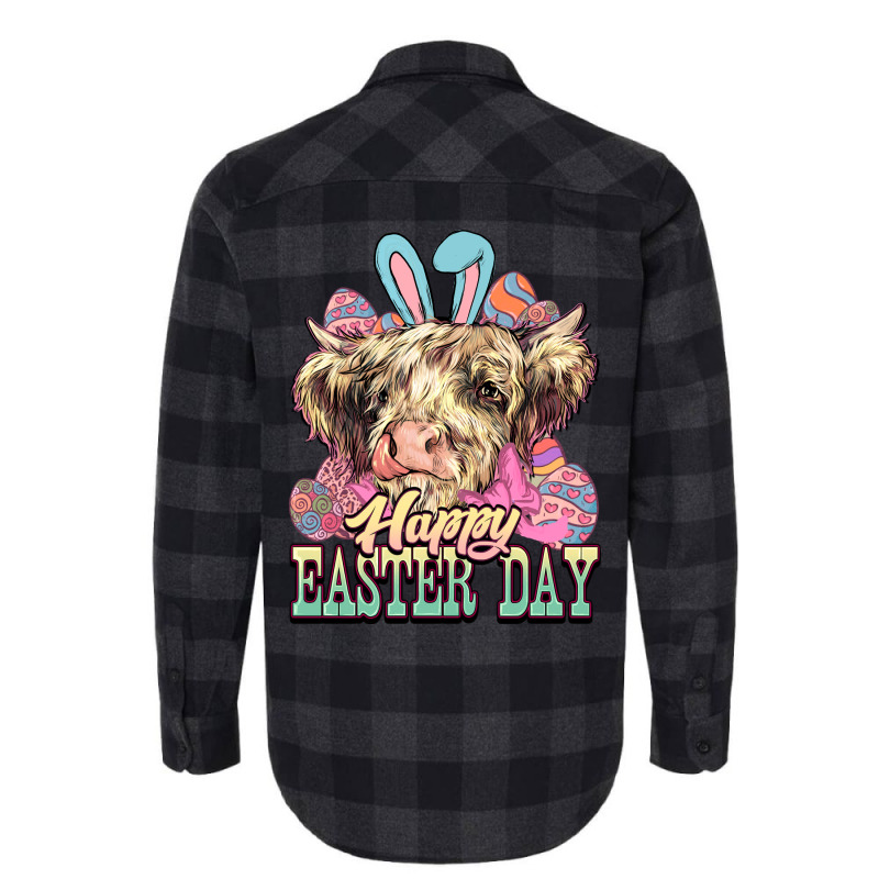 Easter Day Cow Flannel Shirt | Artistshot