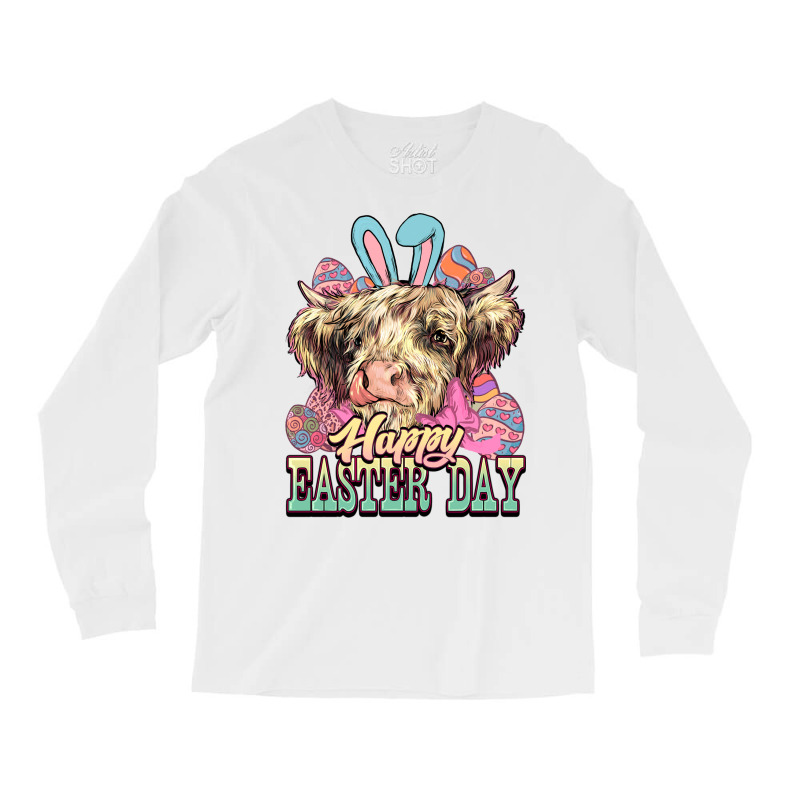 Easter Day Cow Long Sleeve Shirts | Artistshot