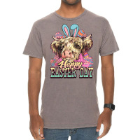 Easter Day Cow Vintage T-shirt | Artistshot