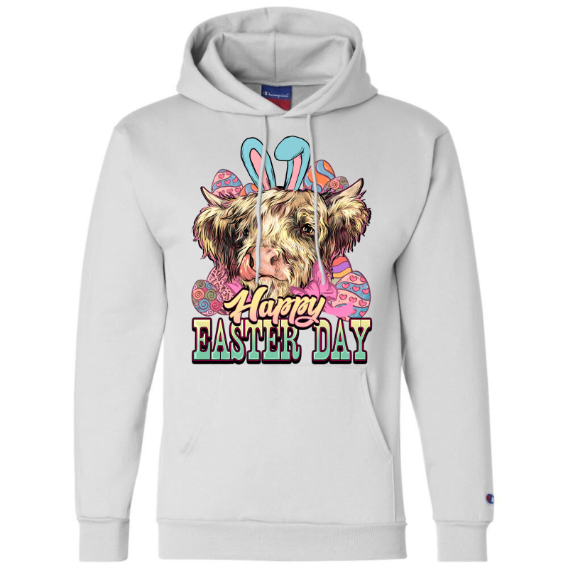 Easter Day Cow Champion Hoodie | Artistshot