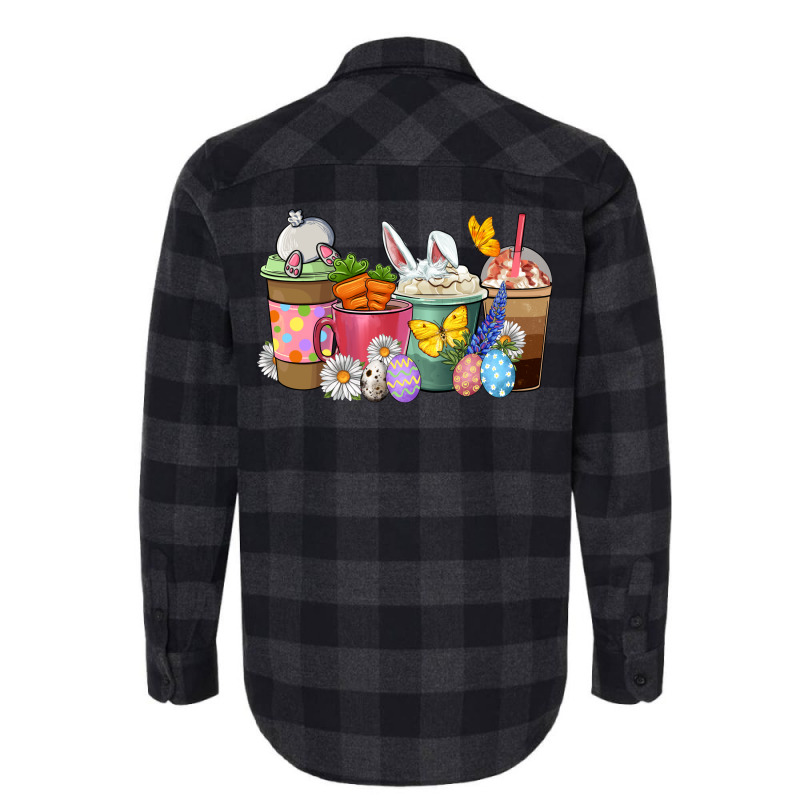 Easter Coffee Cups Flannel Shirt | Artistshot