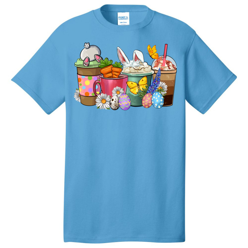 Easter Coffee Cups Basic T-shirt | Artistshot