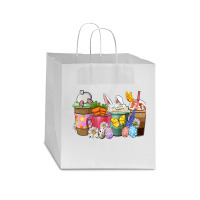 Easter Coffee Cups Star Paper Bag - 13 X 7 X 13 | Artistshot