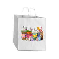 Easter Coffee Cups Take Out Paper Bag - 14 X 10 X 15 1/2 | Artistshot