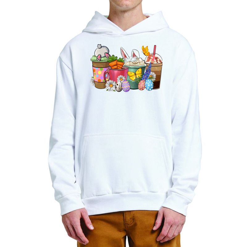 Easter Coffee Cups Urban Pullover Hoodie | Artistshot