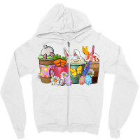 Easter Coffee Cups Zipper Hoodie | Artistshot