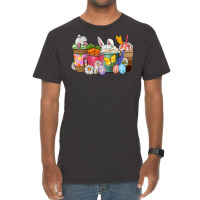 Easter Coffee Cups Vintage T-shirt | Artistshot