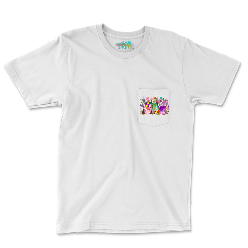 Easter Coffee Cups With Bunny Pocket T-shirt | Artistshot