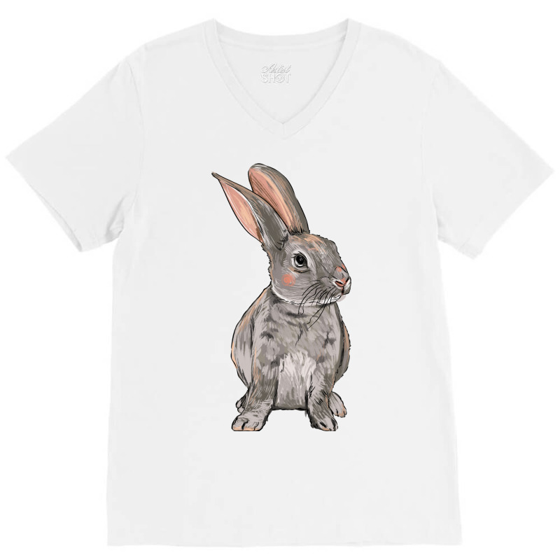 Easter Bunny V-neck Tee | Artistshot