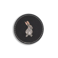 Easter Bunny Round Leatherette Patch | Artistshot