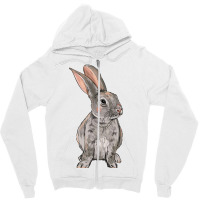 Easter Bunny Zipper Hoodie | Artistshot