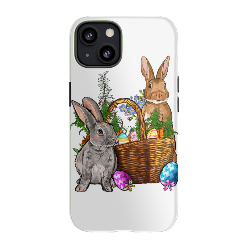 Bunnys Carrots Eggs With Basket Easter Iphone 13 Case | Artistshot