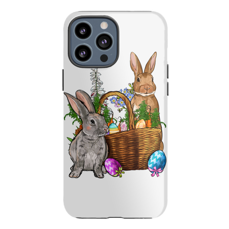 Bunnys Carrots Eggs With Basket Easter Iphone 13 Pro Max Case | Artistshot