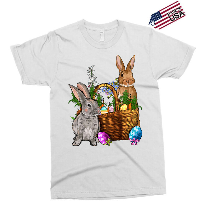 Bunnys Carrots Eggs With Basket Easter Exclusive T-shirt | Artistshot