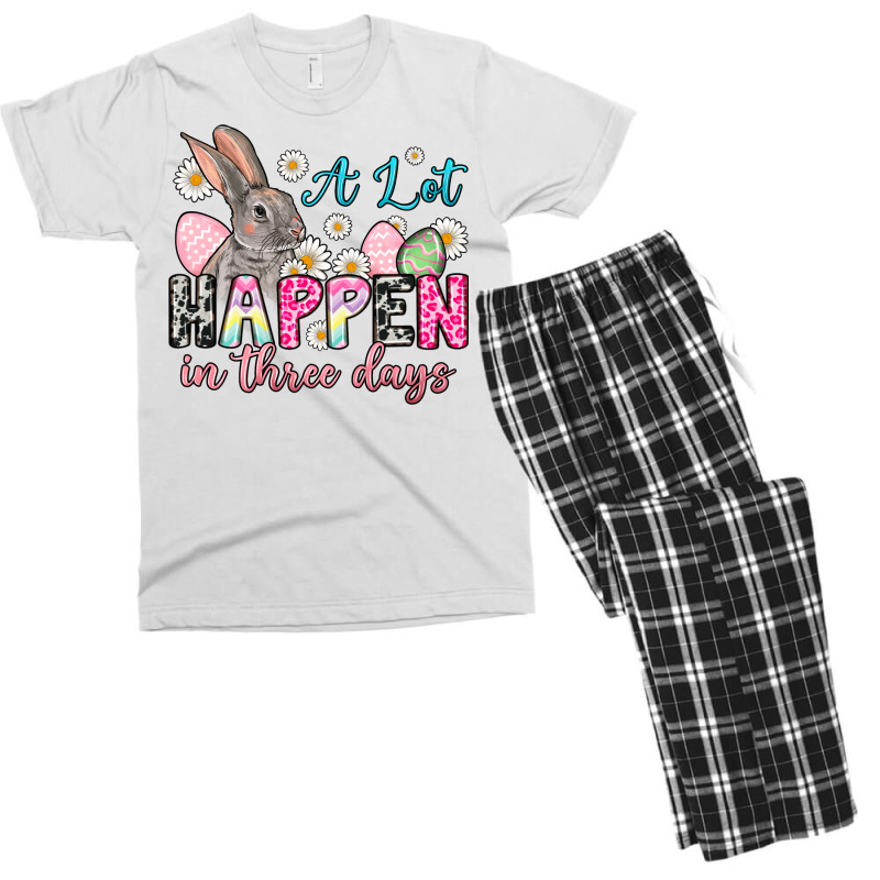 A Lot Can Happen In Three Days Men's T-shirt Pajama Set | Artistshot