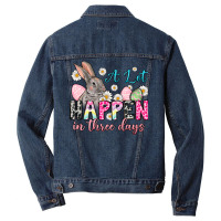 A Lot Can Happen In Three Days Men Denim Jacket | Artistshot