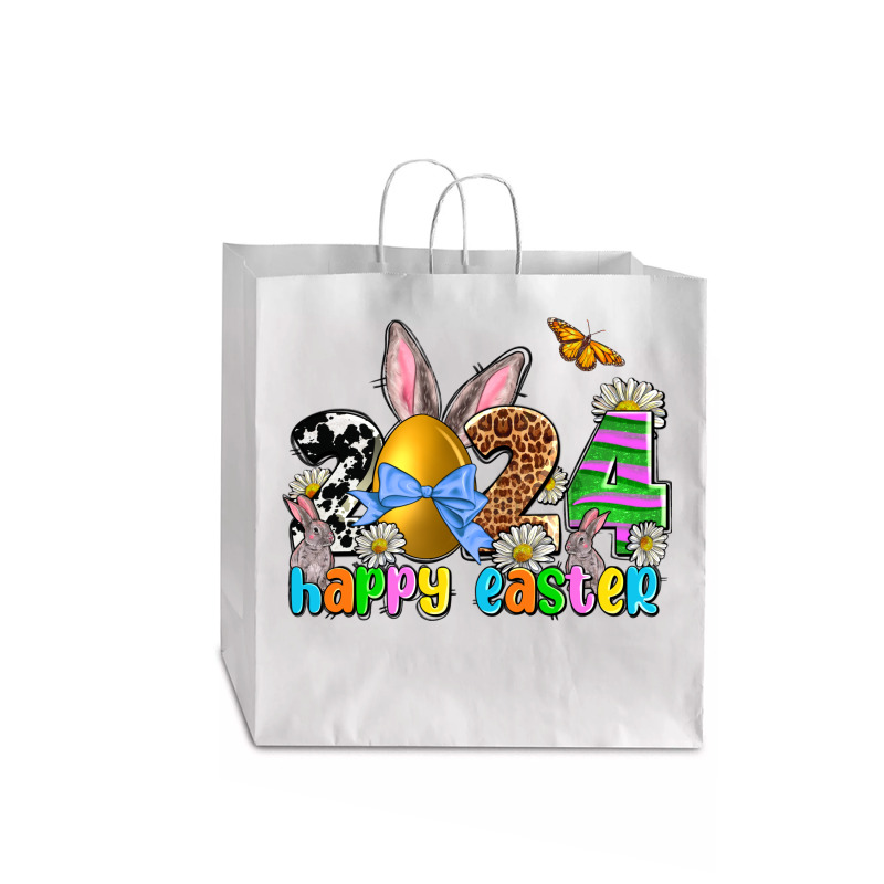 2024 Happy Easter Jumbo Paper Bag - 18 X 7 X 18 3/4 | Artistshot