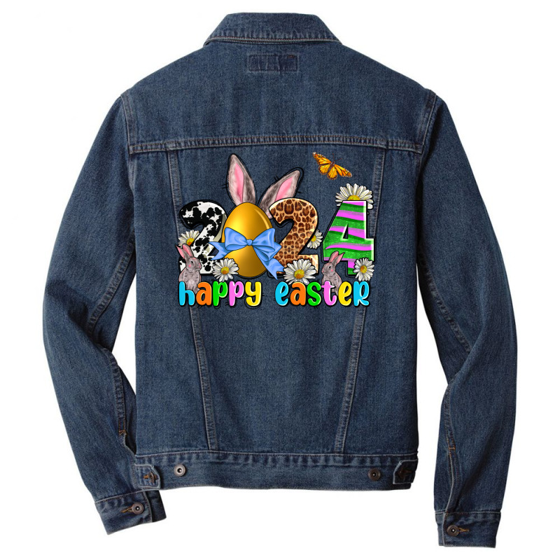 2024 Happy Easter Men Denim Jacket | Artistshot