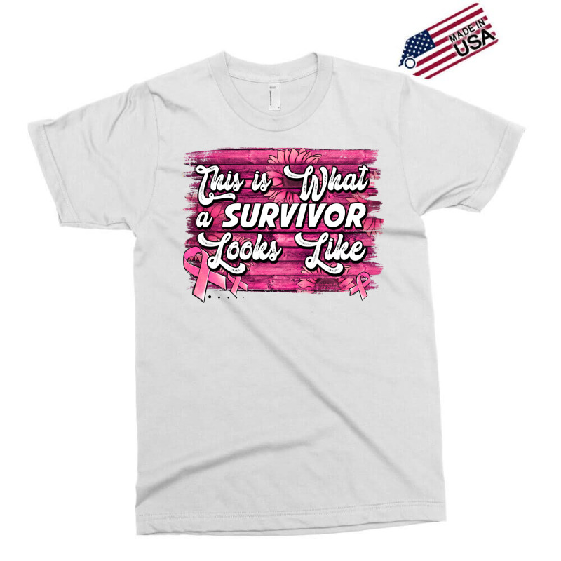 This Is What A Survivor Looks Like Breast Cancer Exclusive T-shirt | Artistshot