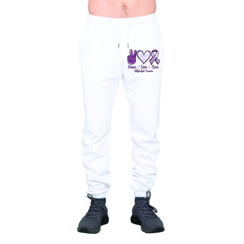 Peace Love Cure Testicular Cancer Urban Sweatpant | Artistshot