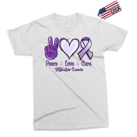 Peace Love Cure Testicular Cancer Exclusive T-shirt | Artistshot