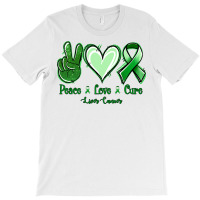 Peace Love Cure Liver Cancer T-shirt | Artistshot