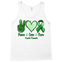 Peace Love Cure Liver Cancer Tank Top | Artistshot