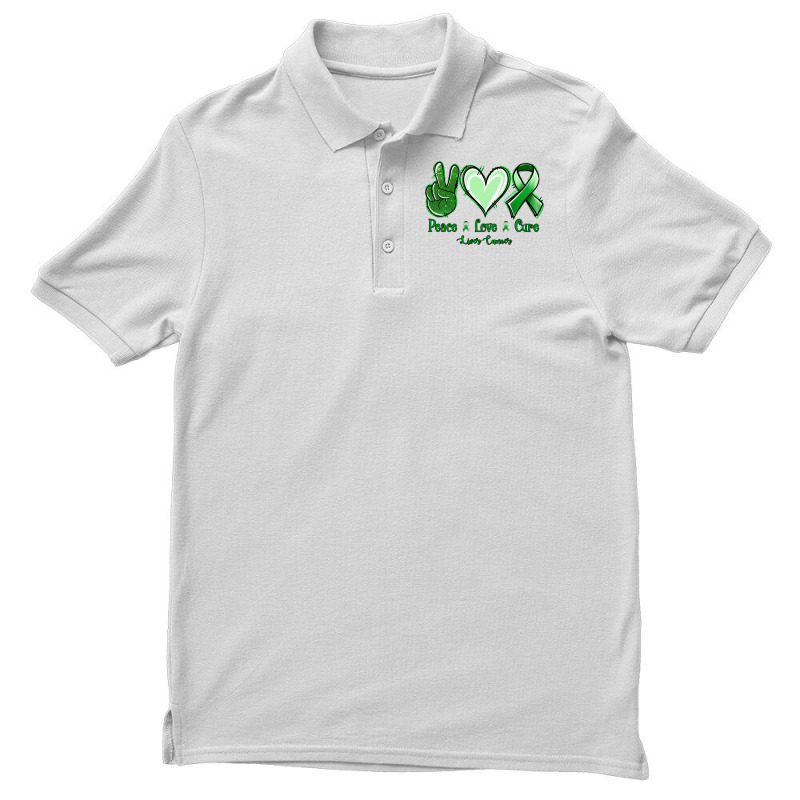 Peace Love Cure Liver Cancer Men's Polo Shirt | Artistshot