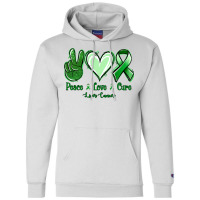 Peace Love Cure Liver Cancer Champion Hoodie | Artistshot