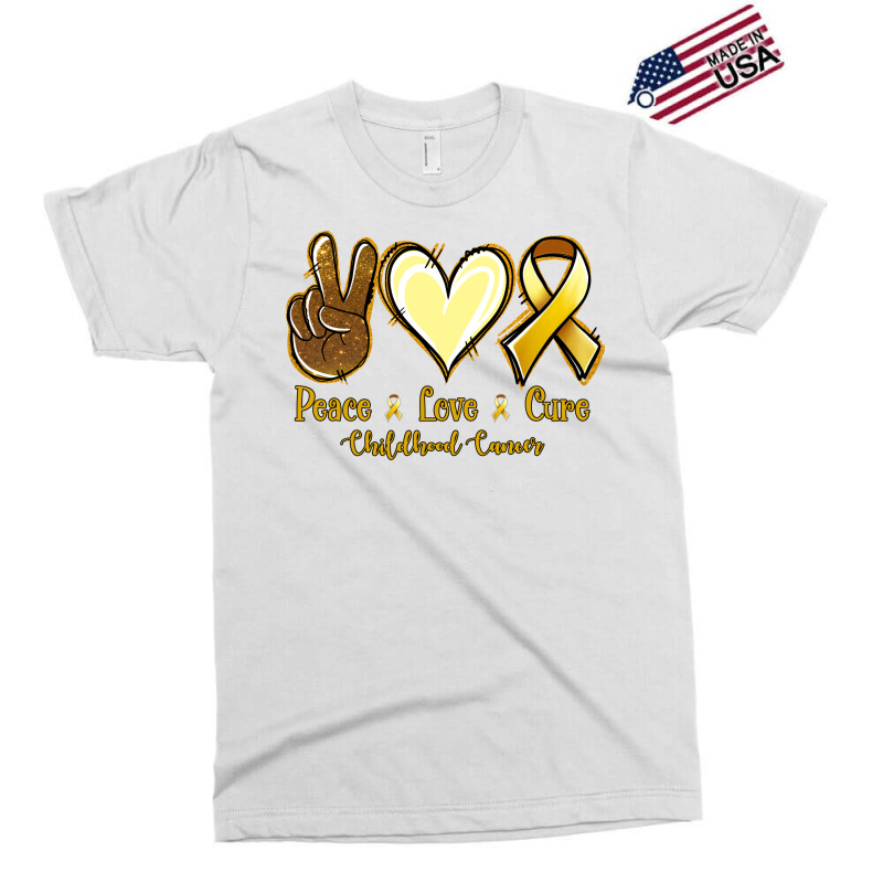 Peace Love Cure Bone Cancer Exclusive T-shirt | Artistshot