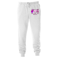 Peace Love Cure Breast Cancer Unisex Jogger | Artistshot