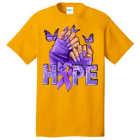 Hope All Cancers Nails Basic T-shirt | Artistshot