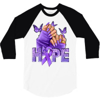 Hope All Cancers Nails 3/4 Sleeve Shirt | Artistshot